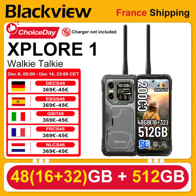 XPLORE 1 Teléfono inteligente resistente con walkie talkie [Sin cargador UE] 48GB(16+32)+512GB Android 15 20000mAh 55W Teléfono móvil 64MP+50MP+20MP 6,78''+IPS 120Hz NFC