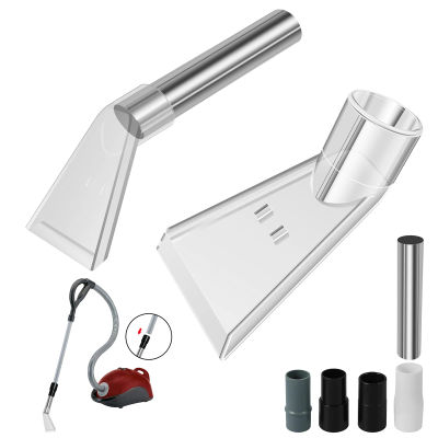 Boquilla de extracción para aspiradora, accesorios para aspiradoras con cuatro conectores universales para limpieza de huecos de alfombras para el hogar y el coche