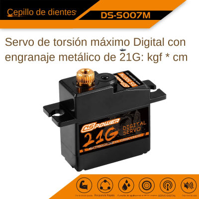 DSpower 21g Metal Gear mini servo 4,2 KG 17g Servo para 1:18 1:16 rc car slash E-Revo 144001 Robot de avión C24 D12 MN99S MN86 RC