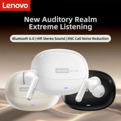 Auriculares Lenovo LE257 inalámbricos con Bluetooth 6,0, sonido Hifi, auriculares con reducción de ruido ENC, auriculares deportivos para juegos con micrófono