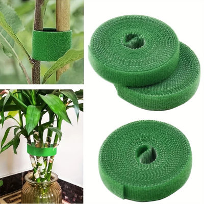Lazos para plantas de nailon de 2M, gancho para vendaje de plantas, soporte ajustable para plantas, cinta de sujeción reutilizable para accesorios de jardín y hogar