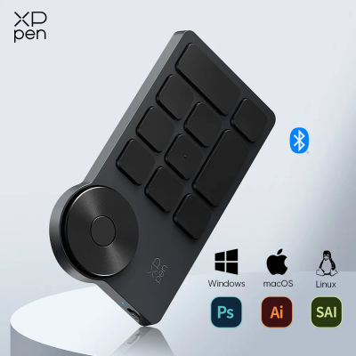 XPPen ACK05 Teclado Bluetooth Portátil con 10 Teclas de Acceso Directo Personalizables para Tableta de Dibujo Windows Mac