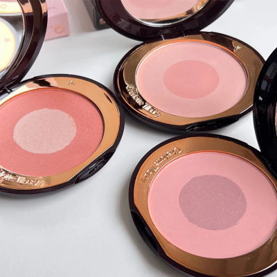 Charlotte Tilbury PILLOW TALK Series Soft Heart Colorete en Polvo de Doble Tono, Paleta de Colores de Moda, Código de Color Primer Amor, Sexo en Fuego