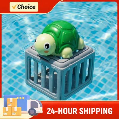 Juego de Piscina con Animales Flotantes y Caja de Peces, Juguete para Bañera para Bebés de 1, 2, 3 y 4 Años, Regalo para Niños y Niñas