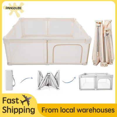 PANGDUBE Parque infantil plegable para bebés Parque infantil plegable grande para actividades de valla de seguridad para bebés para parque infantil Área de juegos portátil para bebés