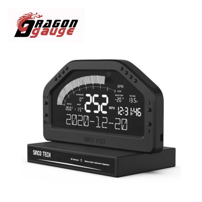 Panel de tablero de carrera, tablero multifunción, pantalla LCD, Kit de velocímetro, medidor Bluetooth con Sensor apto para coche de 12V DO922
