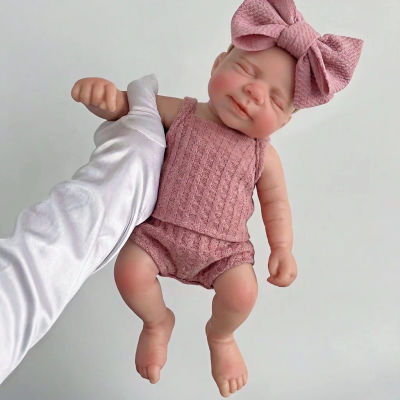 Muñecas OtardDolls- Pascale de 13 Pulgadas, Lavables, de Silicona, Cuerpo Completo, Bebés Reborn, Muñecas Niña con Boca Abierta, Tacto Suave, Muñecas Recién Nacidas