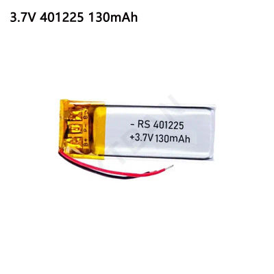 401223/401225 3,7 V 130mAh batería recargable de polímero de litio para auriculares Bluetooth Xiaomi Mi Band, bolígrafo de grabación, palo de Selfie