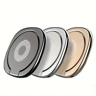 Soporte ultrafino para teléfono con anillo para dedo 360 ° Soporte Metálico Plegable con Rotación de Grados para Teléfono Inteligente
