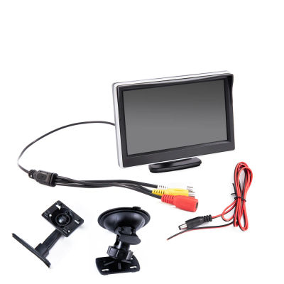 Pantalla de Monitor para aparcamiento de coche, cámara de marcha atrás, vista trasera, TFT, LCD, HD, Digital, Color, 4,3 o 5 pulgadas, PAL, NTSC