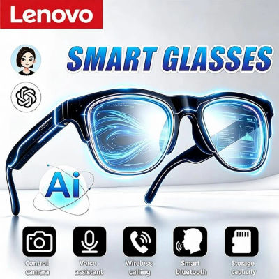 Gafas Inteligentes Lenovo con IA, Traducción por IA, Llamadas Manos Libres, Registro de Chat por IA, Reproducción de Música, Gafas de Sol Inteligentes para Hombre y Mujer, Novedad 2026