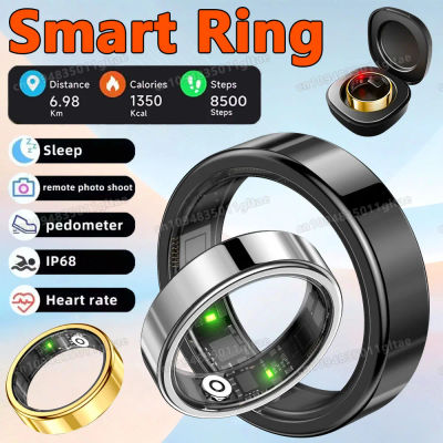 Anillo Inteligente 2026, Monitor de Ritmo Cardíaco, Presión Arterial, Sueño y Movimiento, Resistente al Agua IP68, para Hombre y Mujer, Regalo Ideal