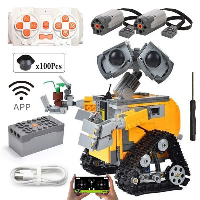 Nuevo 687 Uds HOT WALL E aplicación de alta tecnología motorizada RC Robot funciones figuras bloques de construcción técnicos para niños juguetes regalo