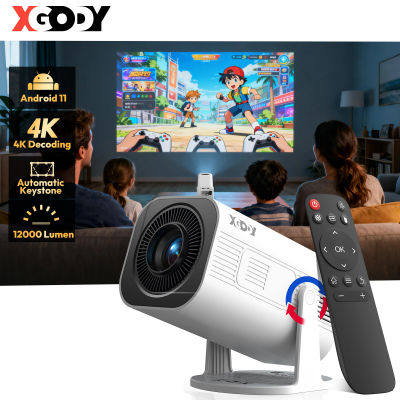 Proyector Portátil XGODY Gimbal 3 Pro 12000LM 4K, WiFi 2.4G/5G, Bluetooth 5.4, Android 11, Mini Cine en Casa