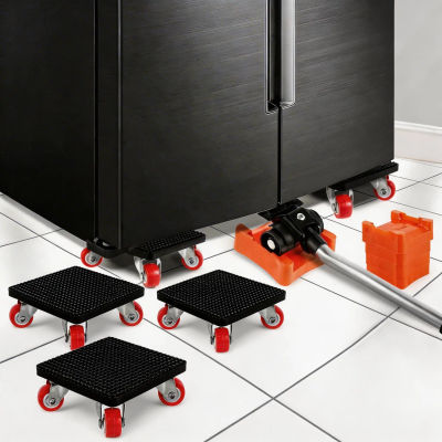 Elevador de muebles de alta resistencia, herramienta de transporte, rodillo para mover muebles, dispositivo móvil, ayudante de elevación, Dolly que ahorra trabajo, 9/5 unidades