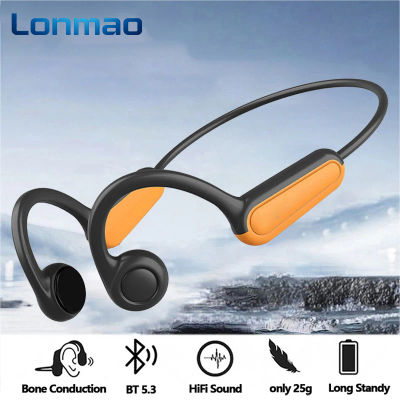 Auriculares B8 de Conducción Ósea, Bluetooth 5.3, Deportivos, Inalámbricos, con Gancho para la Oreja, Resistentes al Agua IPX5, para Correr y Conducir