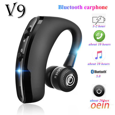 Auriculares V9 Auriculares Bluetooth Auriculares inalámbricos manos libres Auriculares de negocios Drive Call Auriculares deportivos para iphone Samsung
