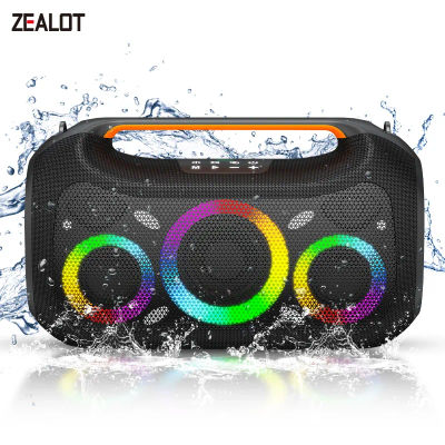 PL-Zealot-ZE51 Altavoz Bluetooth Portátil de Gran Potencia 300W, Subwoofer Inalámbrico TWS, Altavoz Bluetooth Impermeable, Calidad HIFI Móvil