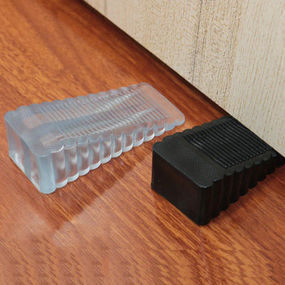 Tope de puerta de goma móvil, sin taladro, antideslizante, anticolisión, cuña frontal para el hogar, Protector de muebles