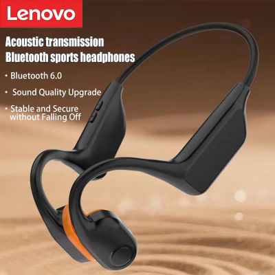 Auriculares Lenovo de Conducción Ósea con Bluetooth, Reducción de Ruido, Resistentes al Agua, Tipo Abierto, Ultra Larga Duración, con Ranura para Tarjeta, para Correr y Nadar
