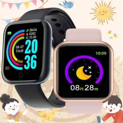 Reloj inteligente para hombres, mujeres y niños, relojes electrónicos inteligentes D20 Y68, reloj con Monitor de Fitness, regalo de cumpleaños para pulsera IOS y Android