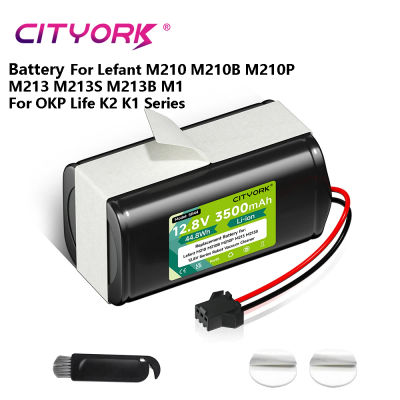 Batería de 12,8 V y 3500mAh para aspiradora Lefant M210 M210B M210P M213 M213S M213B M1 OKP Life K2 K1, paquete de baterías recargables