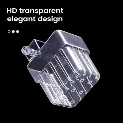 Soporte Transparente para Plantas de Acuario, Cesta Colgante para Plantas de Acuario, Sistema Hidropónico para Cultivo en Interiores