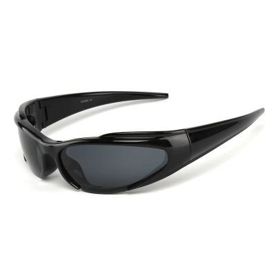 2025 Y2K Gafas de sol para mujeres y hombres Moda Deportes Conducción Espejo Gafas Vintage Gafas de sol Diseñador Gafas UV400