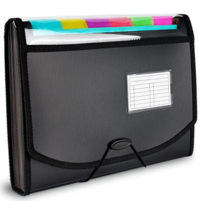 Carpetas de archivos con 13 bolsillos, organizador de carpetas de archivos expandibles, carpeta de archivos organizadora de documentos expandible con pestañas divisorias