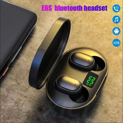 Auriculares Bluetooth TWS E6S, auriculares inalámbricos con Bluetooth, auriculares con cancelación de ruido y micrófono para Xiaomi Redmi