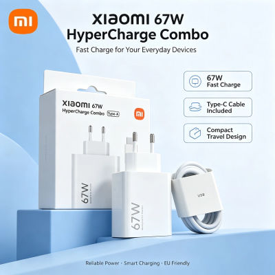 Cargador Original XIAOMI 67W Hyper Turbo Charge, Adaptador de Carga Rápida 67W, Cable de Carga Rápida para Mi 15T 13T 17T 12 Lite Poco X5 Pro F5 F4