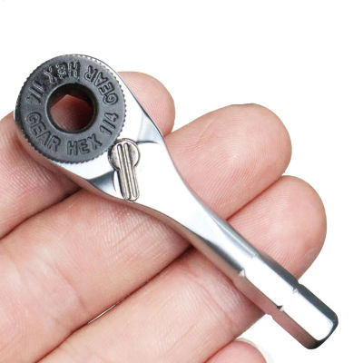 Llave de trinquete pequeña portátil para montaje de muebles, bicicletas, electrónica, coches, vehículos recreativos, caravanas, juguetes y reparación de electrodomésticos