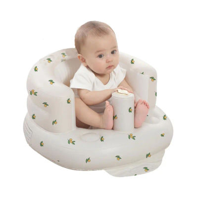 Sofá inflable para niños, explosión con bomba de aire integrada, sofá inflable para bebés de 3 meses en adelante, asientos para bebés