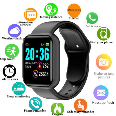 Reloj inteligente multifuncional para hombres y mujeres, teléfono conectado con Bluetooth, reproductor de música, pulsera deportiva para Fitness, Monitor de sueño, reloj inteligente D13