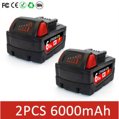 Original para batería de herramienta eléctrica Milwaukee M18, cargador, BR, XC, 18V, 12000mAh M18B5, 48-11-1860, batería 21700 integrada