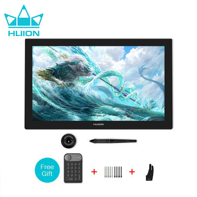 HUION-tableta gráfica Kamvas Pro 24 4K, pantalla con bolígrafo de 23,8 pulgadas, UHD, Monitor de dibujo profesional, compatible con Android, Linux, MacOS,Windows