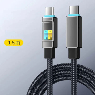 Cable USB-C con carga rápida, cargador para teléfono, cable de datos para iPhone 17, Samsung, Xiaomi, Huawei, cable USB tipo C a tipo C con carga rápida.