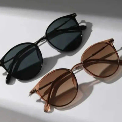 2 uds mujeres lindo flaco ojo de gato gafas hombres Vintage estrecho ojo de gato gafas de sol gafas de moda