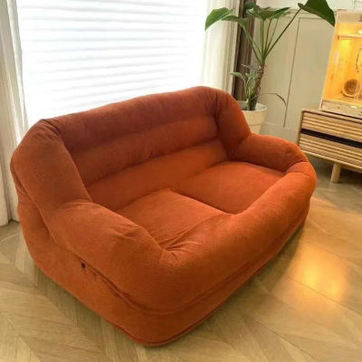 Sofá Simple de doble puf con reposapiés gemelos, sillón reclinable para dormir para adultos, Tatami, sillón perezoso, muebles para sala de estar