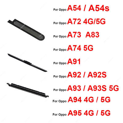 1 unidad para OPPO A54 A56 A72 A73 A74 A77 A83 A91 A92 A92S A93 A93S A94 A95 5G auricular altavoz malla antipolvo piezas de red de malla