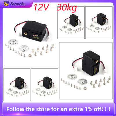 6 uds Feetech STS3215 12V 30KG alto Torque inteligente RC Servo TTL Serial Bus Robot servomotor para SO-ARM100 proyecto robótico de enseñanza