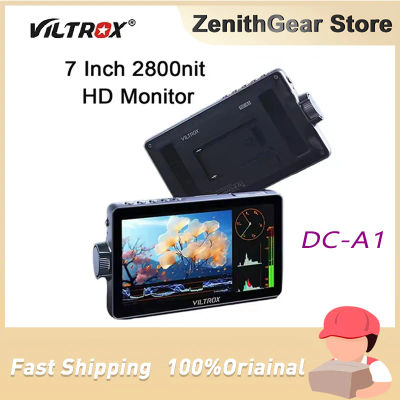 Monitor de cámara digital Viltrox DC-A1 de 7 pulgadas, monitor panorámico de 2800 nits, 1080P 4K HDMI con pantalla táctil para Sony, Nikon, Fujifilm N