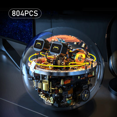 Robot de Ciencia Ficción Programable, Bola de Control Remoto, Bloques de Construcción Dinámicos, Juguete Electrónico Inteligente, Regalo Tecnológico Creativo