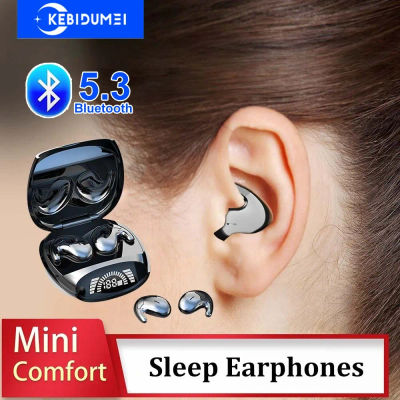 Auriculares invisibles para dormir, cascos Bluetooth 5,3 TWS, inalámbricos, estéreo, con reducción de ruido, para juegos, para XIAOMI y iPhone