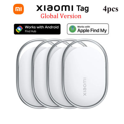 4 unidades Xiaomi Tag Smart Tracker Dispositivo Antipérdida Bluetooth 5.4 Compatible con Apple Find My o Google Android Find Hub