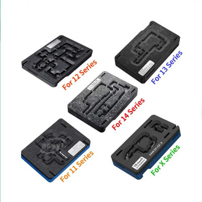 QianLi tablero de capa media planta plataforma de estaño BGA Reballing Kit de plantilla para iPhone 11 12 13 14 PRO Mini X XR XS MAX herramientas de reparación