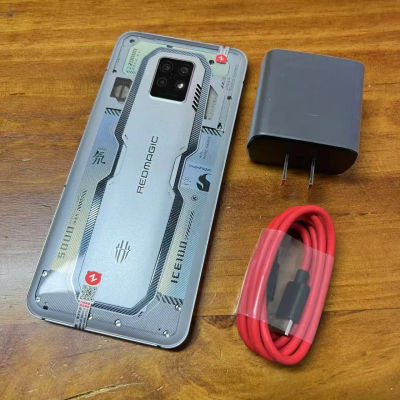 Red Magic 7 y 7pro / 7s pro gaming Phones Transparent Ghost Edition, fundas para teléfono negras y moradas, con protectores de pantalla.