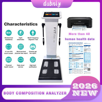 Báscula de grasa corporal, analizador de escaneo de cuerpo completo, Monitor IMC, 8 electrodos, medición de composición corporal, báscula de peso Digital clínica