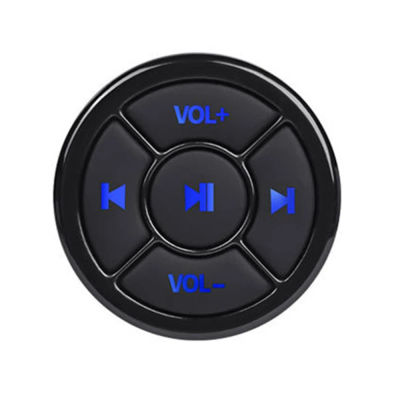 Kebidu-reproductor de música para volante, Control remoto inalámbrico por Bluetooth, botón multimedia para Android IOS, Kit de teléfono inteligente para coche