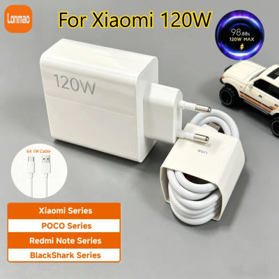 Cargador de Teléfono con Carga Rápida Turbo de 120W para Xiaomi, Cable USB C para Xiaomi 17 15 14 13 12 14T 13T 12S Pro Lite Redmi
